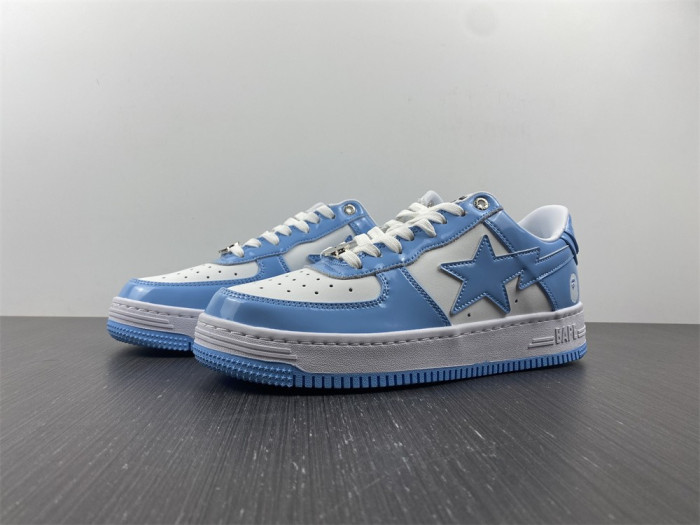 a bathing ape bape sta low blue 1h70191001