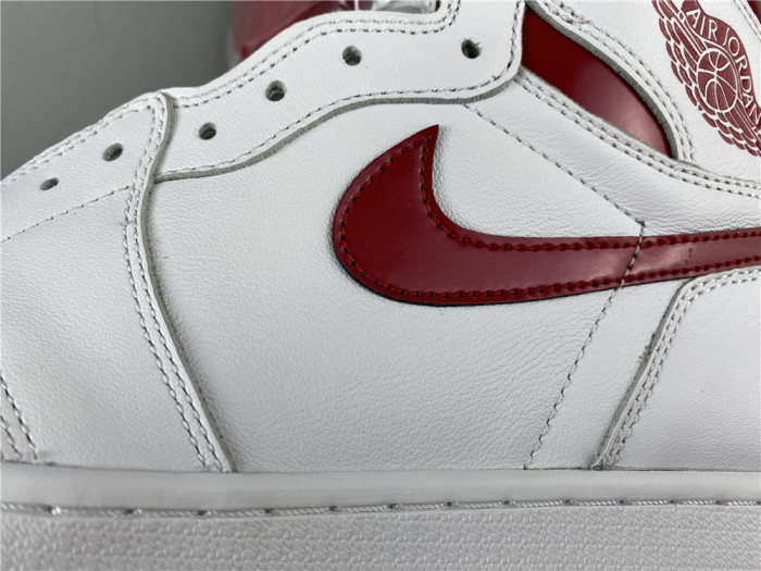 air jordan 1 retro high og "metallic red" - 555088 103