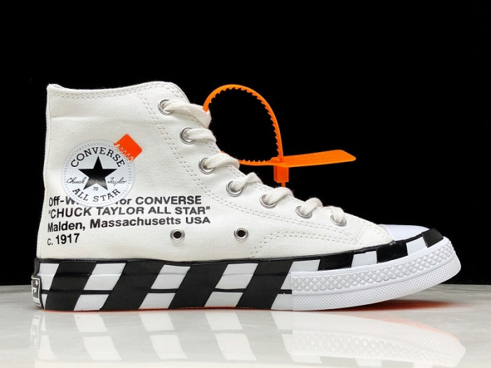 off-white x converse 2.0 white/black 163892c