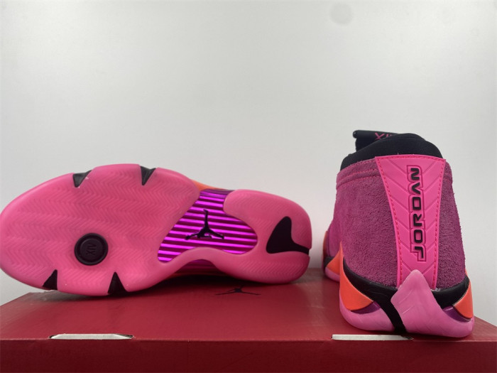 jordan 14 retro low shocking pink (w) dh4121-600