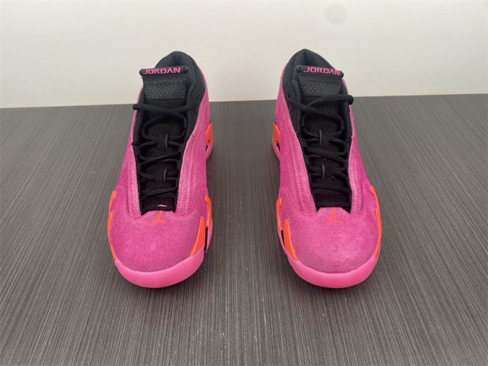 jordan 14 retro low shocking pink (w) dh4121-600